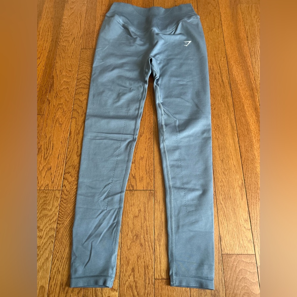 Gymshark Woman’s Steel Blue High-Rise Leggings